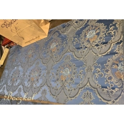 Tkanina stylowa bukiet kwiatowy blue